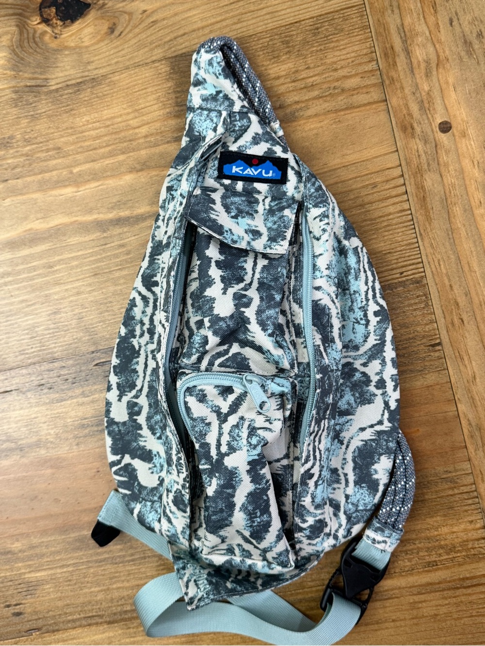 KAVU Rope Sling Bag Backpack in Motion Undertow